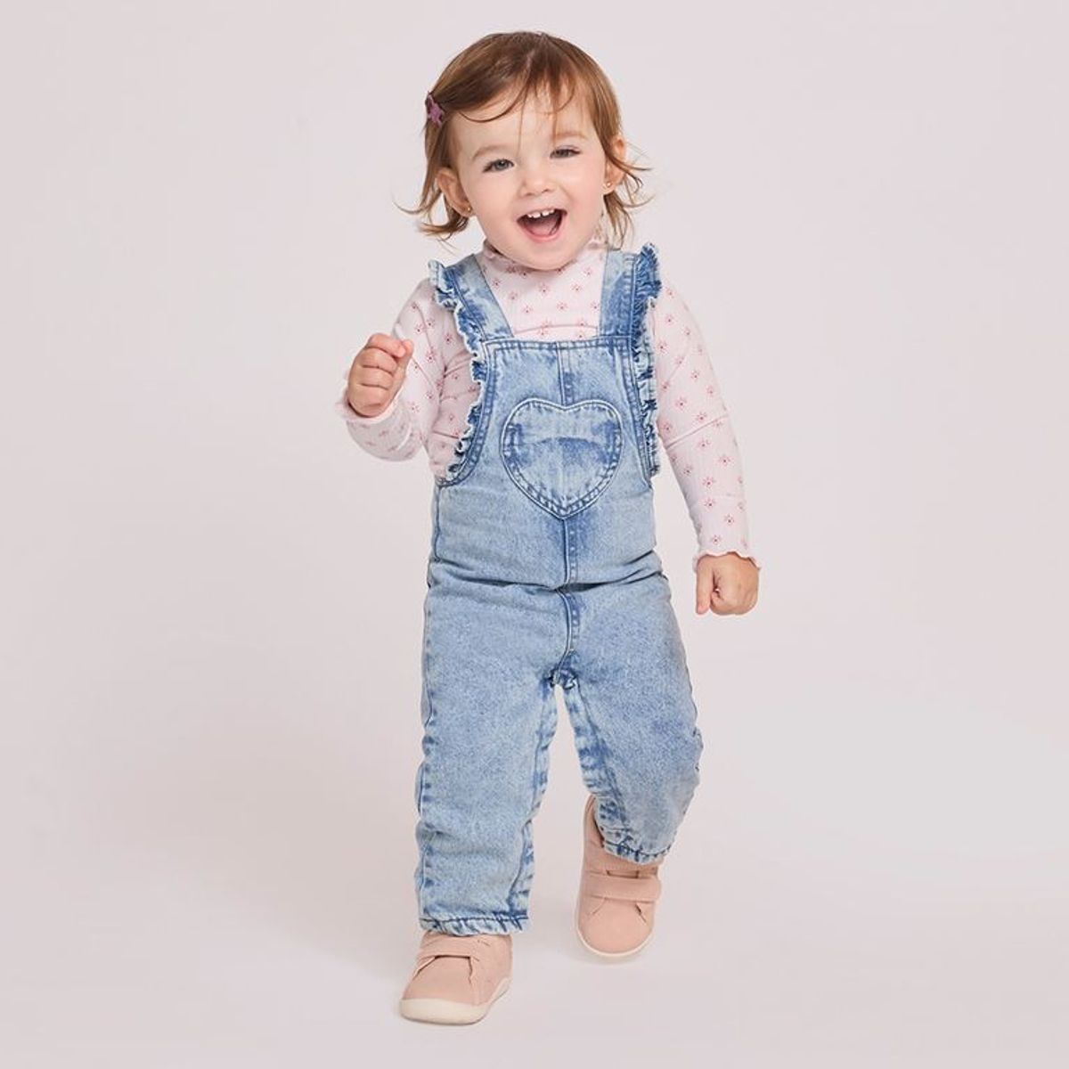 YAMP - Overol Bebé Niña Algodón Yamp