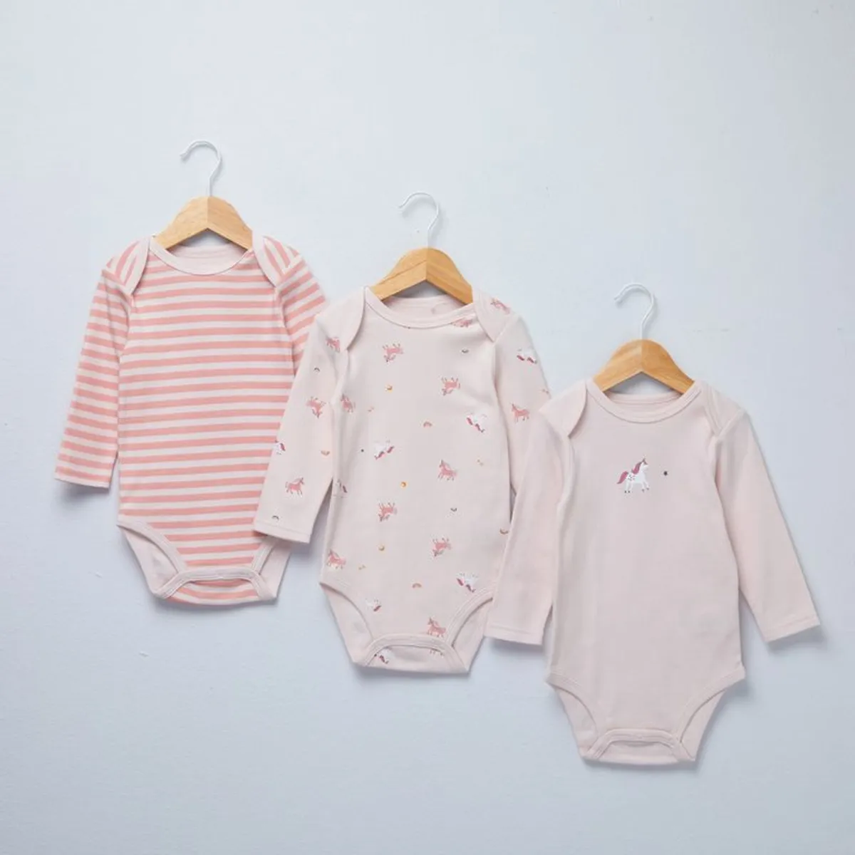 YAMP - Body Bebé Niña Pack X3 Algodón Yamp
