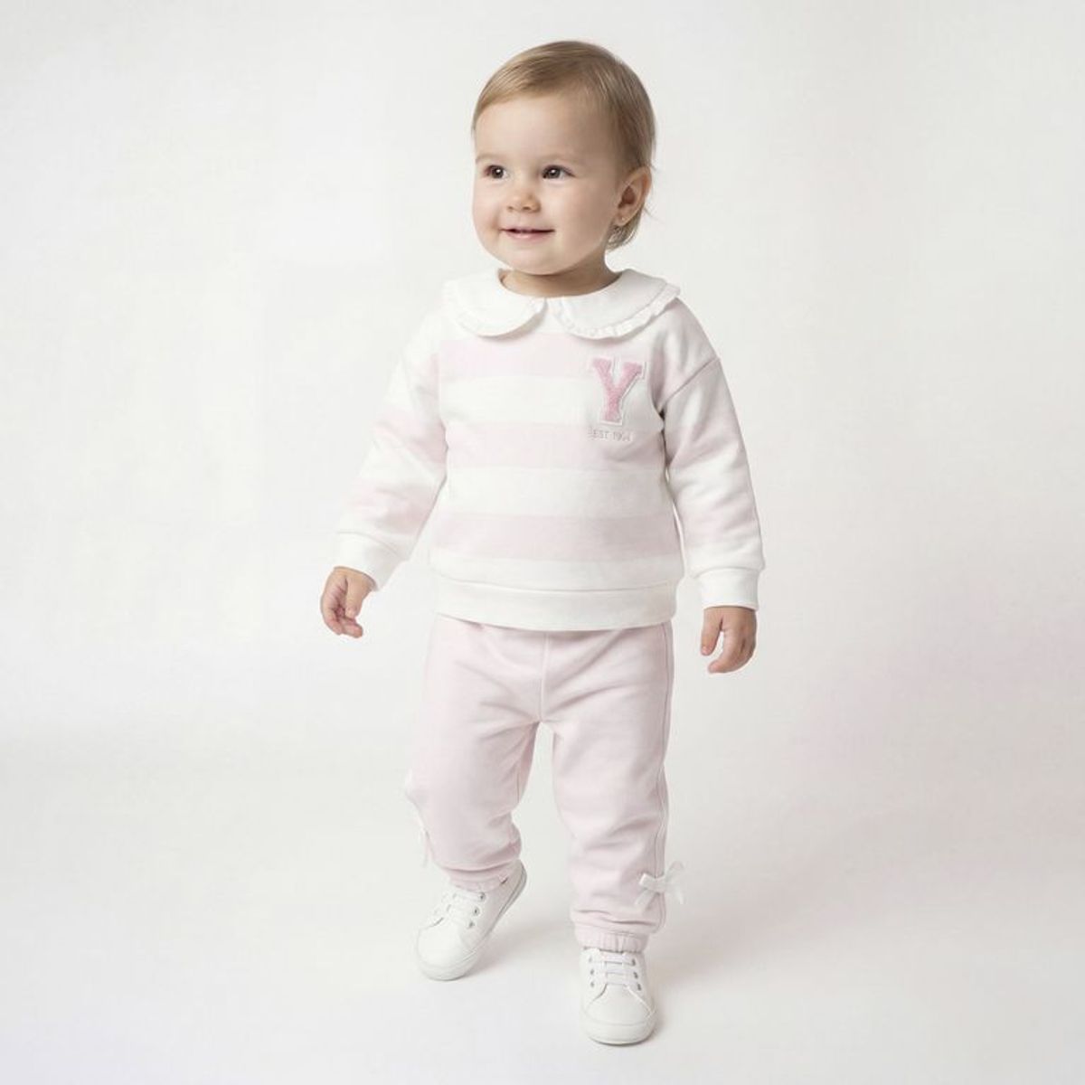 YAMP - Conjunto Bebé Niña 3 Piezas Algodón Yamp