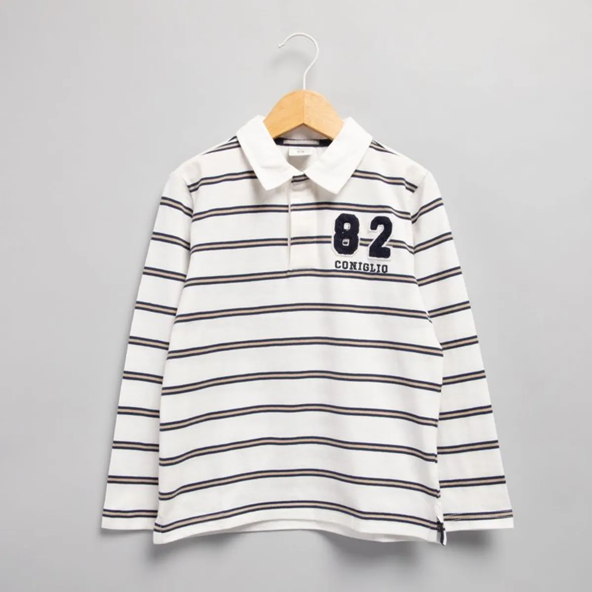 CONIGLIO - Polo Niño Mnaga Larga Algodón Coniglio