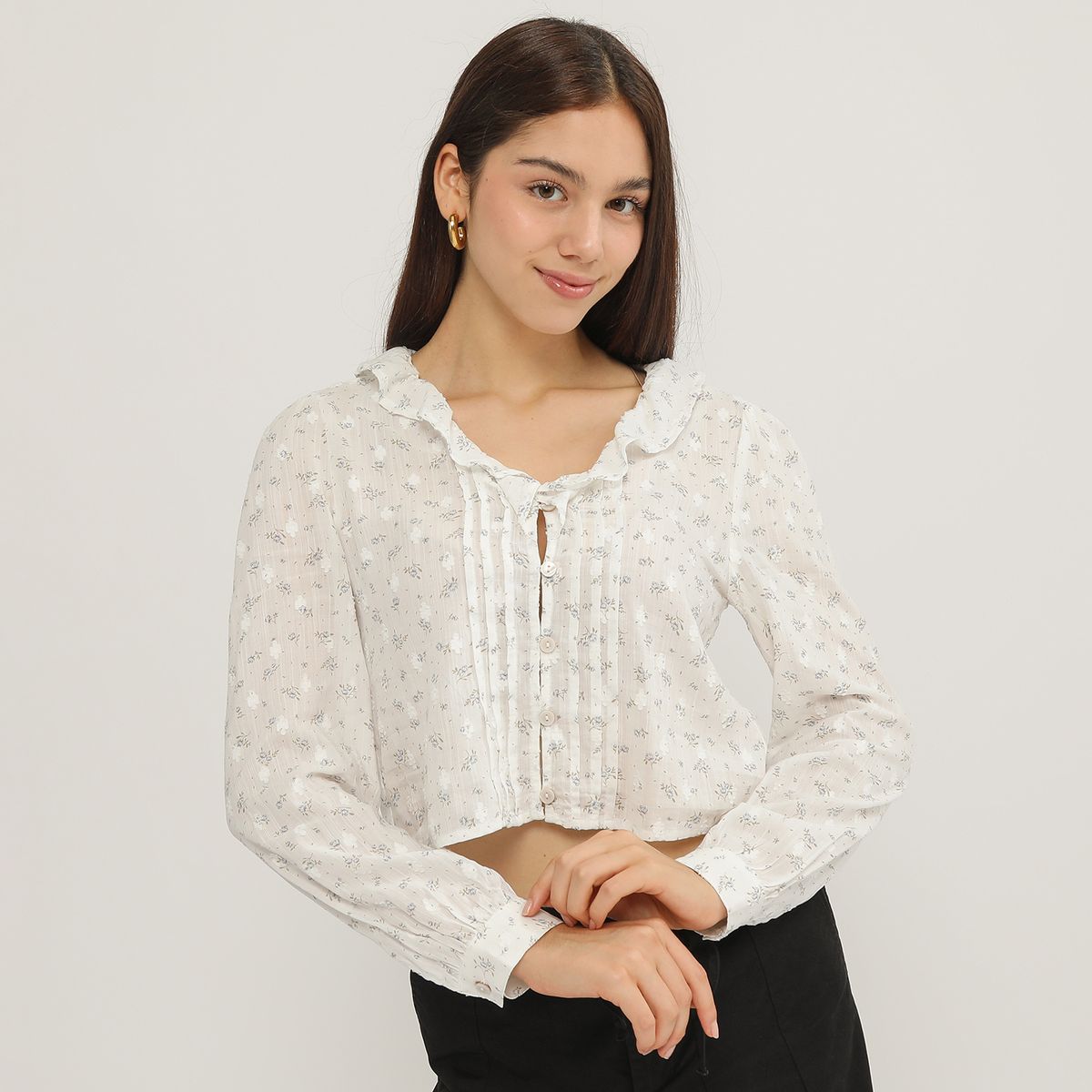 SYBILLA - Blusa Manga Larga Mujer Sybilla