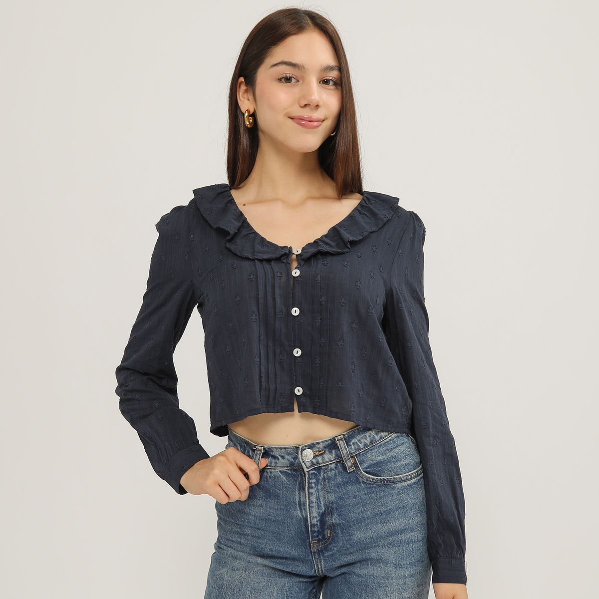 SYBILLA - Blusa Manga Larga Mujer Sybilla