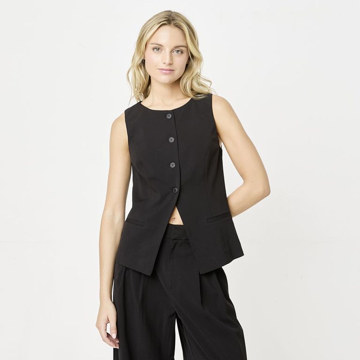 SYBILLA - Blusa Sin Mangas Mujer Sybilla