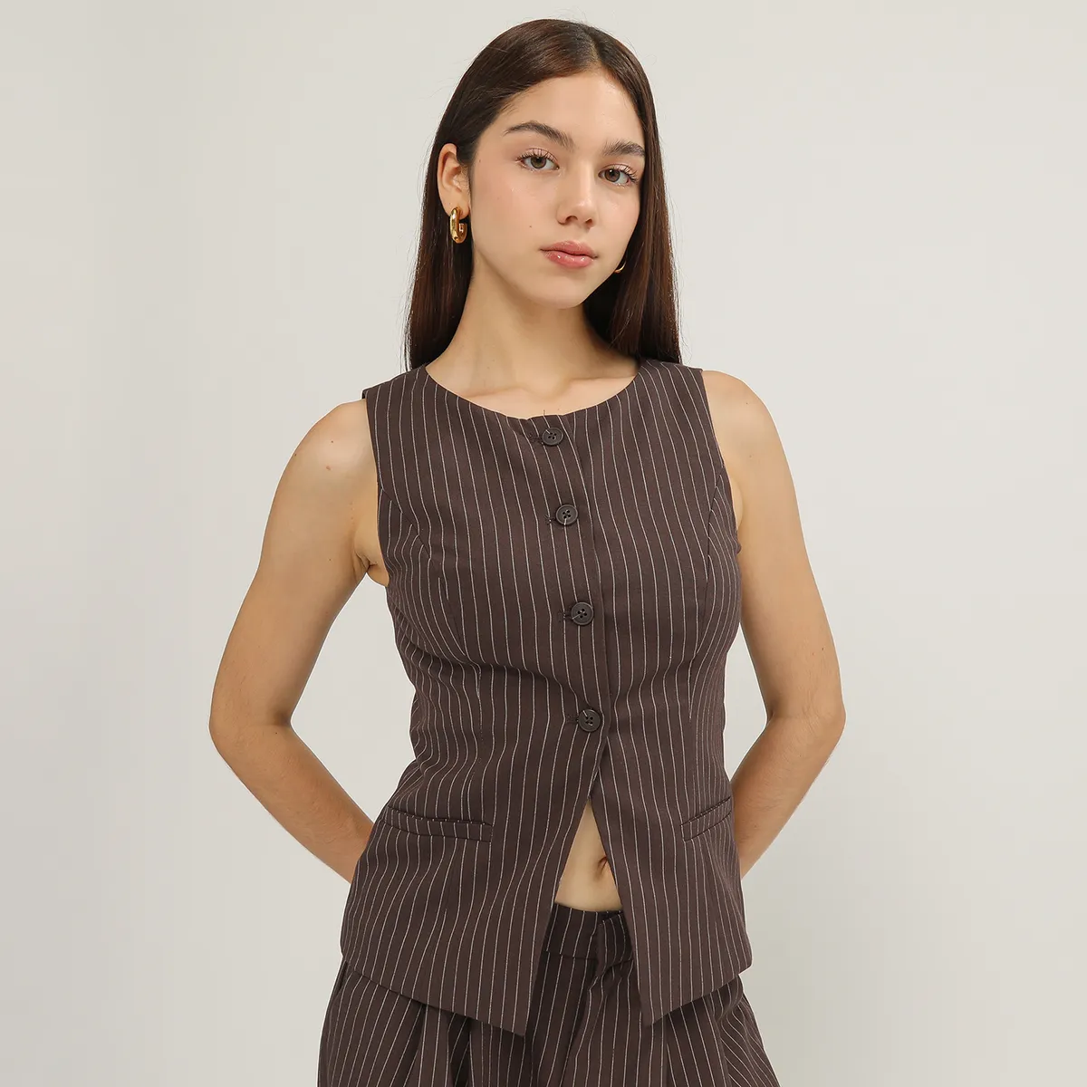 SYBILLA - Blusa Sin Mangas Mujer Sybilla