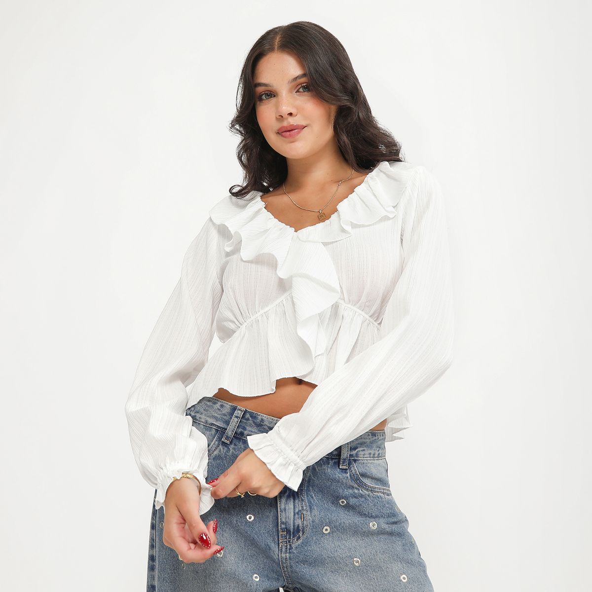 SYBILLA - Blusa Manga Larga Mujer Sybilla