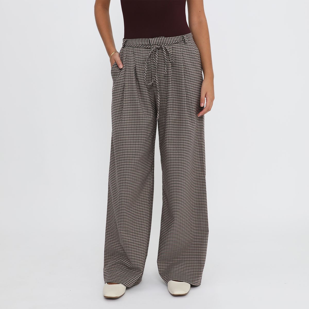 DENIMLAB - Pantalón Straight Tiro Medio Mujer Denimlab