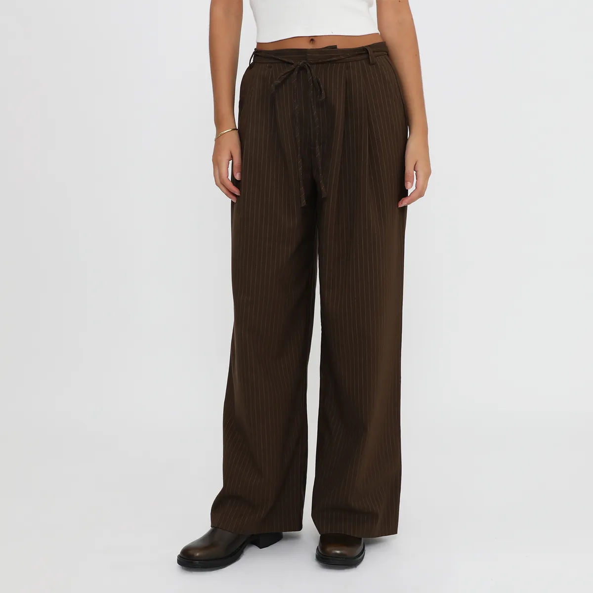 DENIMLAB - Pantalón Straight Tiro Medio Mujer Denimlab