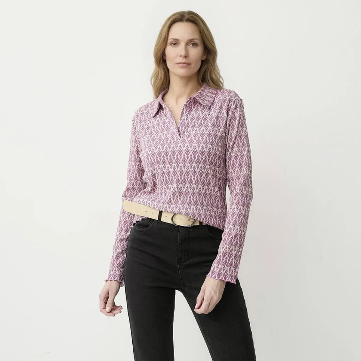 NEWPORT - Polo Manga Larga Mujer Newport