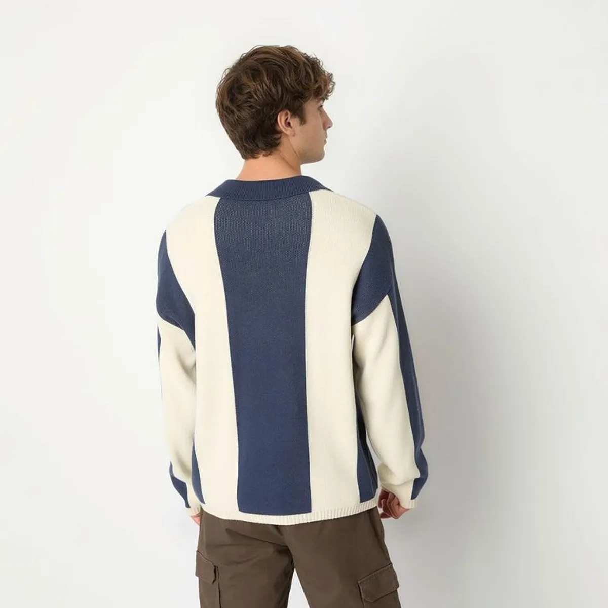 BEARCLIFF - Chompa 100%Algodón Casual Manga Larga Hombre Bearcliff
