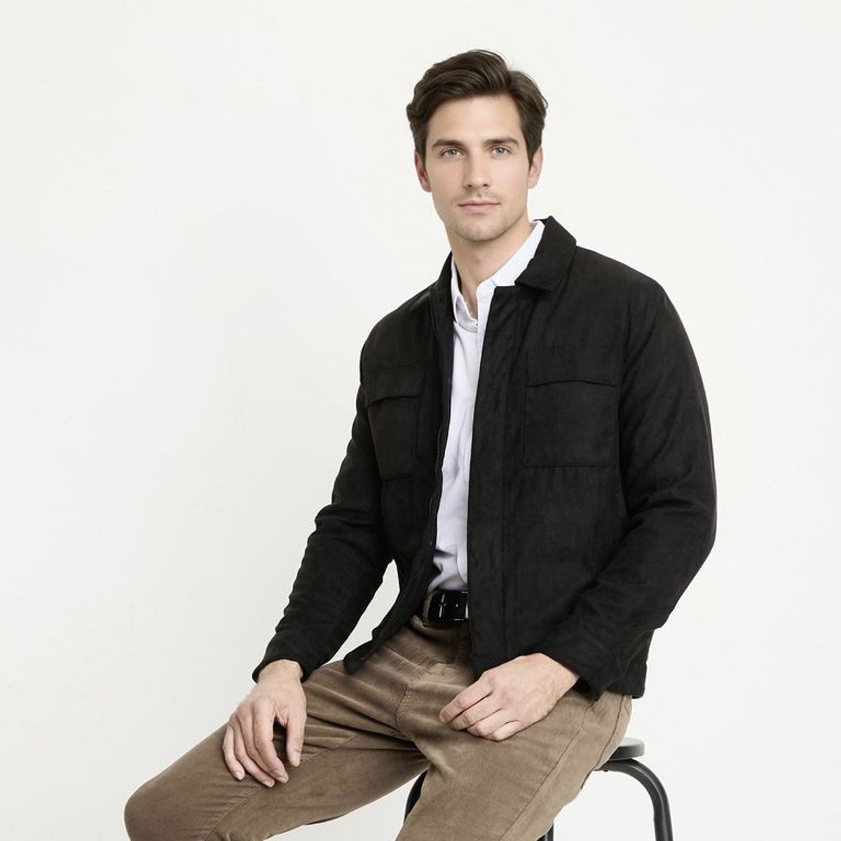 NEWPORT - Casaca Cuello Camisero Regular fit Hombre Newport