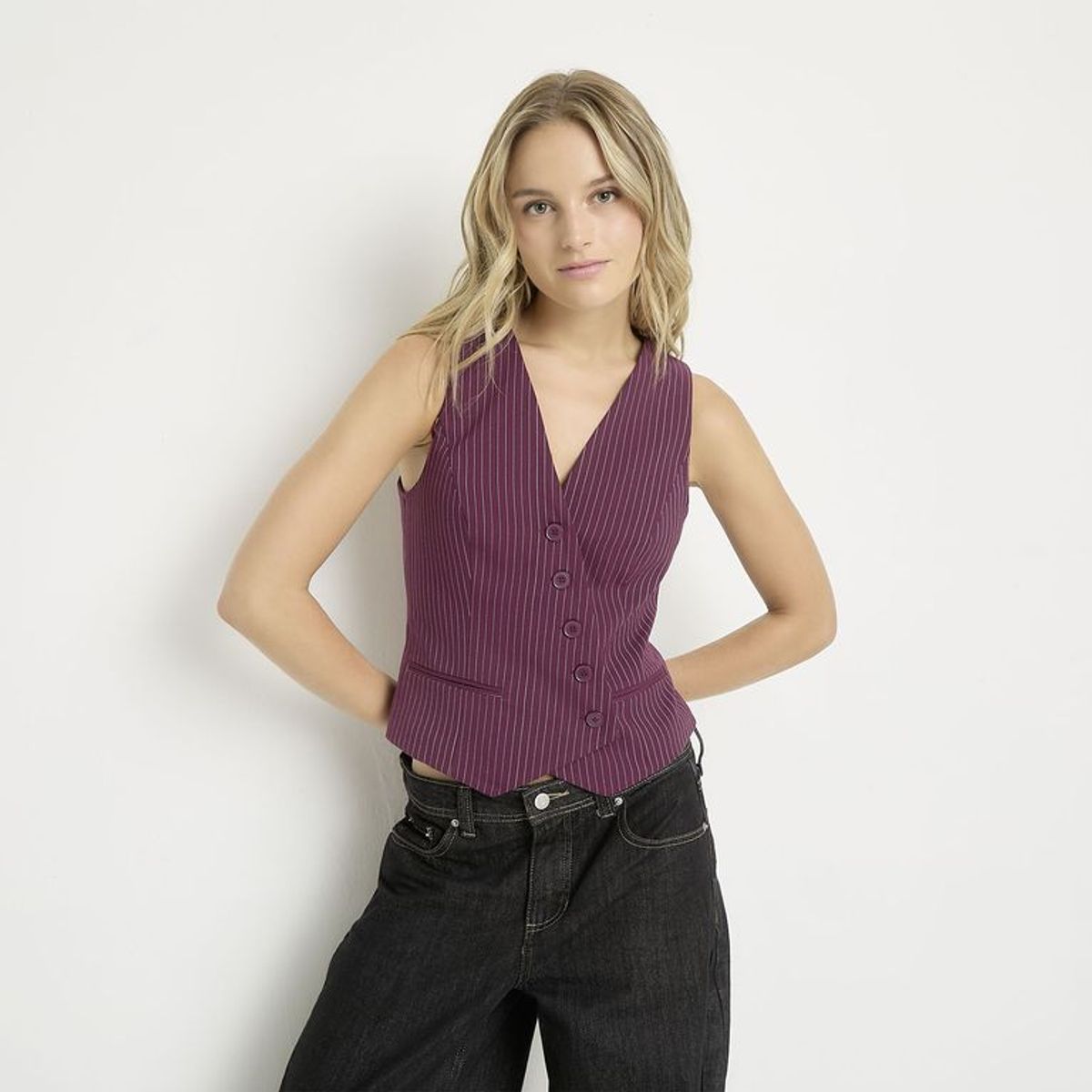 SYBILLA - Blusa Asimétrica Mujer Sybilla