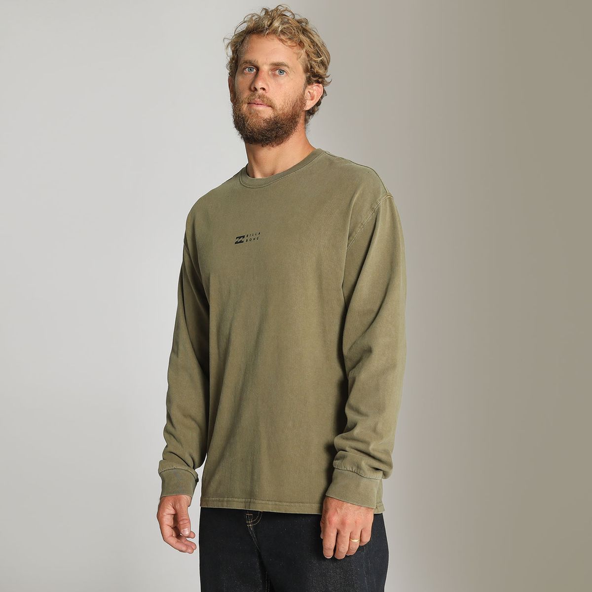 BILLABONG - Polo 100% Algodón Manga Larga Hombre Billabong