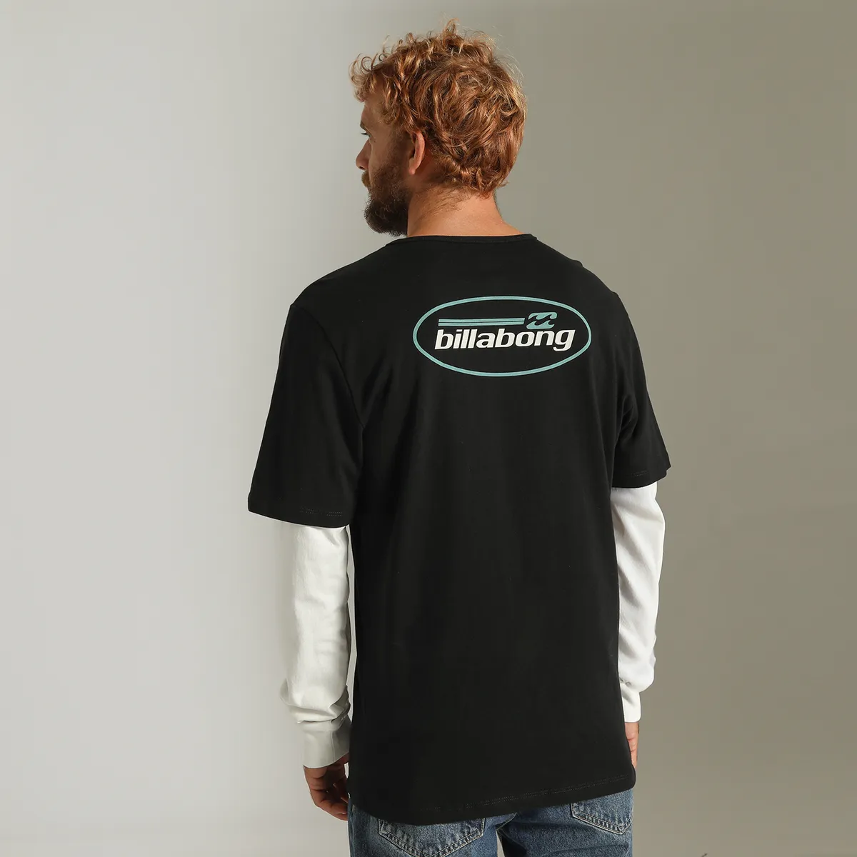 BILLABONG - Polo 100% Algodón Manga Larga Hombre Billabong