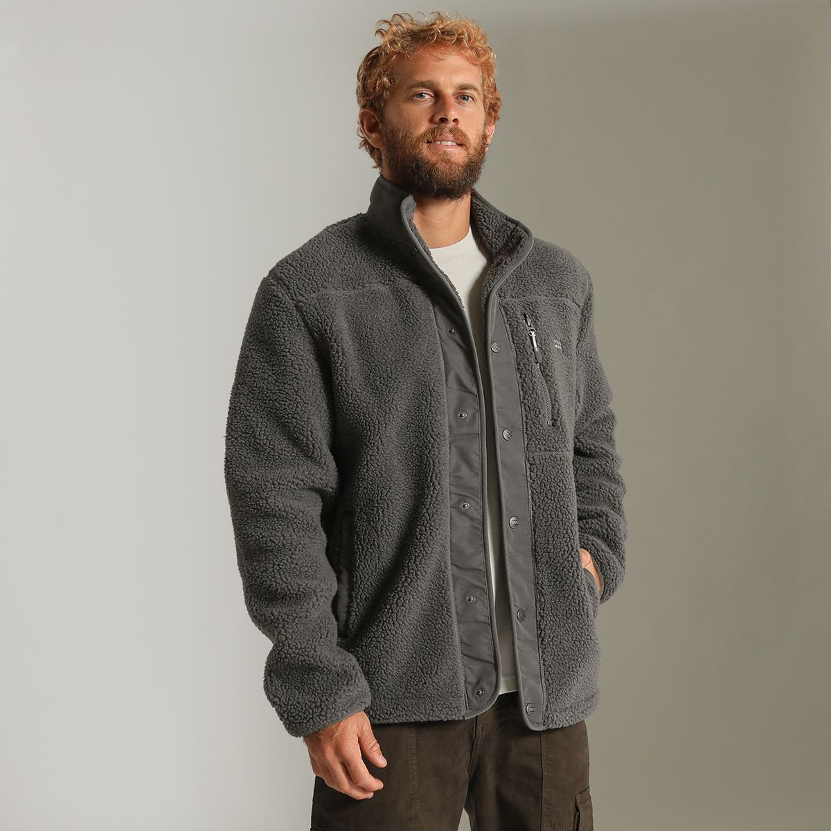 BILLABONG - Casaca Polar Relaxed fit Manga Larga Hombre Billabong