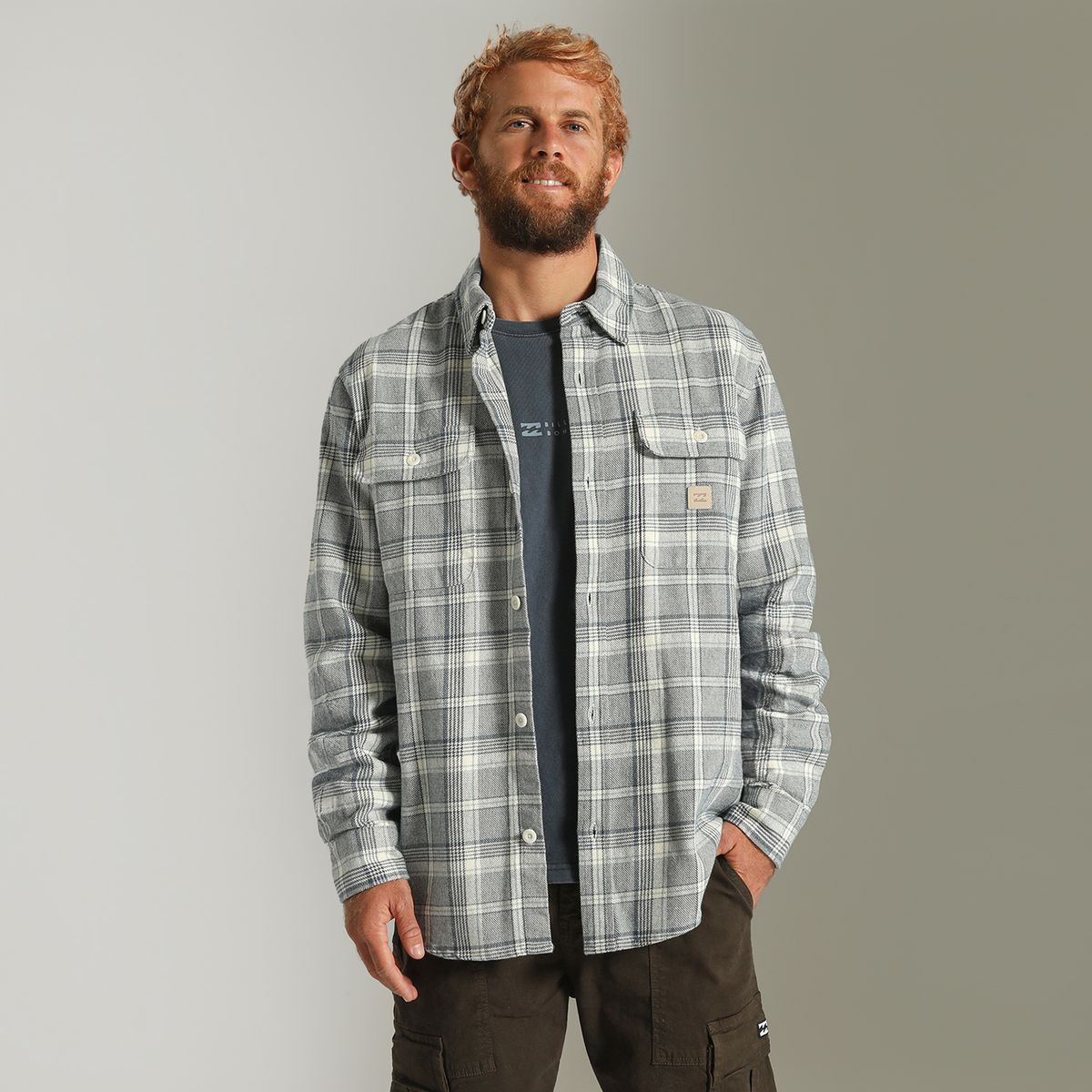 BILLABONG - Camisa 100% Algodón Hombre Billabong