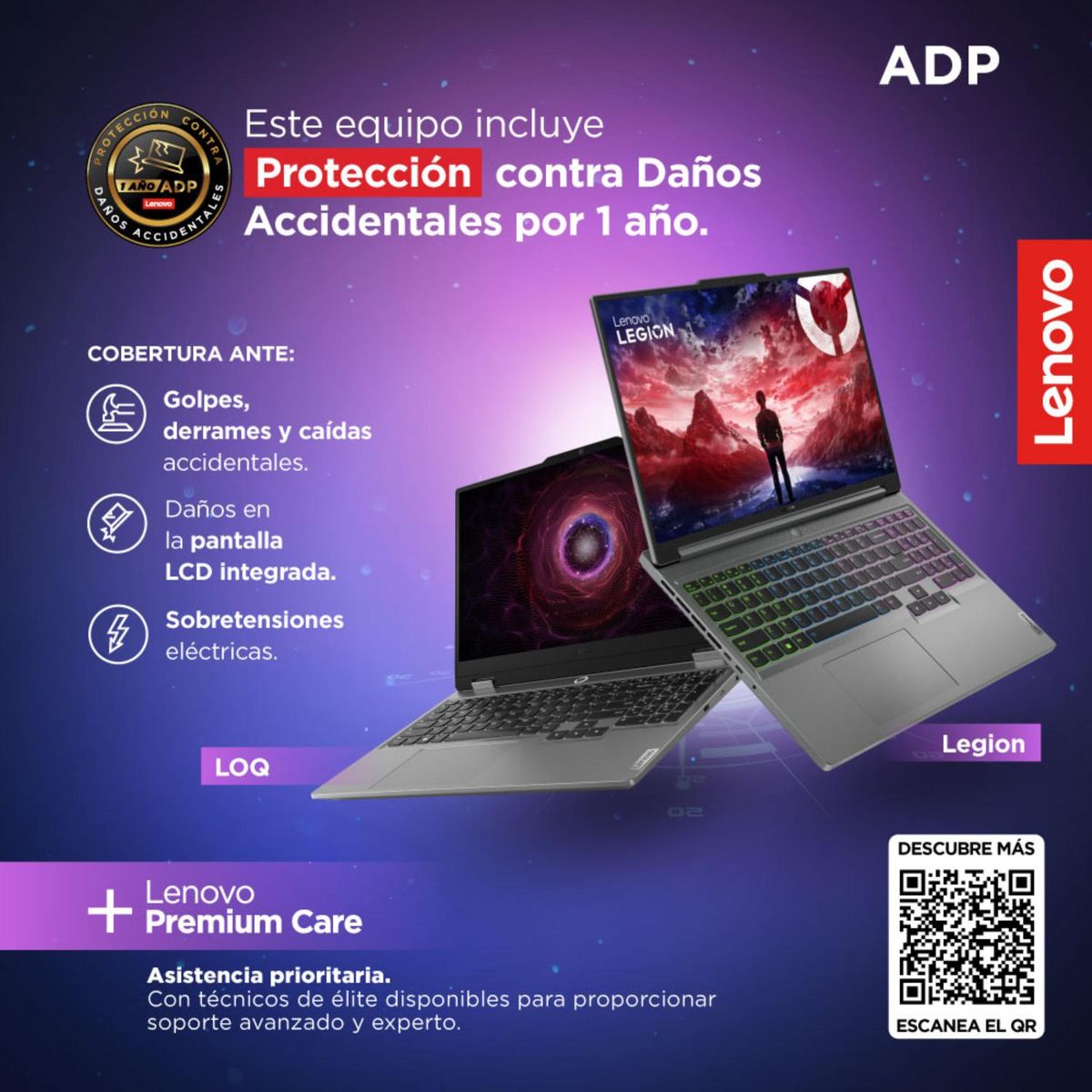 LENOVO - Laptop Gamer Lenovo LOQ Essential 13va Gen Intel Core i5 RTX 5050 16GB RAM 512GB SSD 15.6" FHD 144Hz