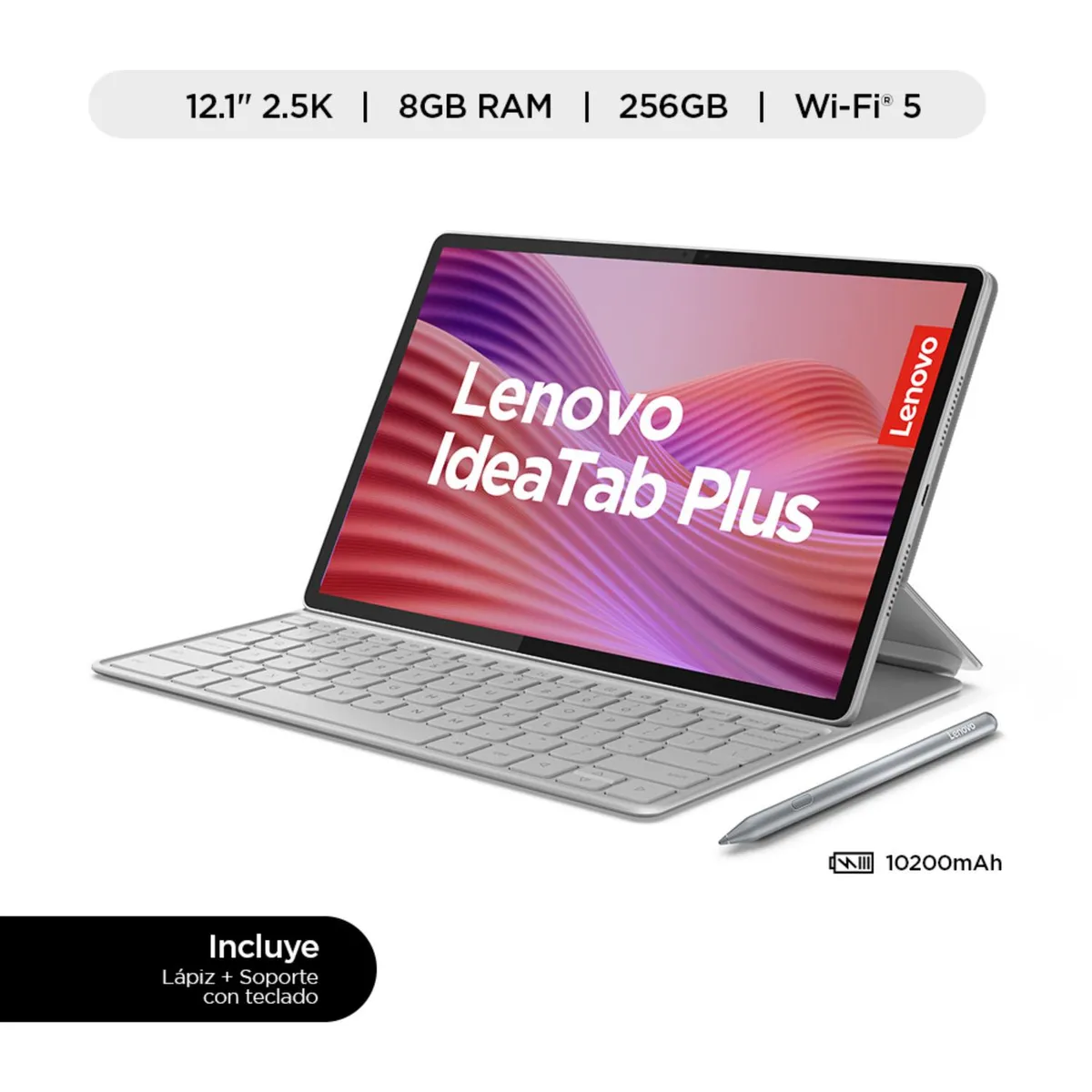 LENOVO - Tablet Lenovo Idea Tab Plus MediaTek Dimensity 6400  8GB RAM 256GB 12.1" 2.5K 90Hz touch