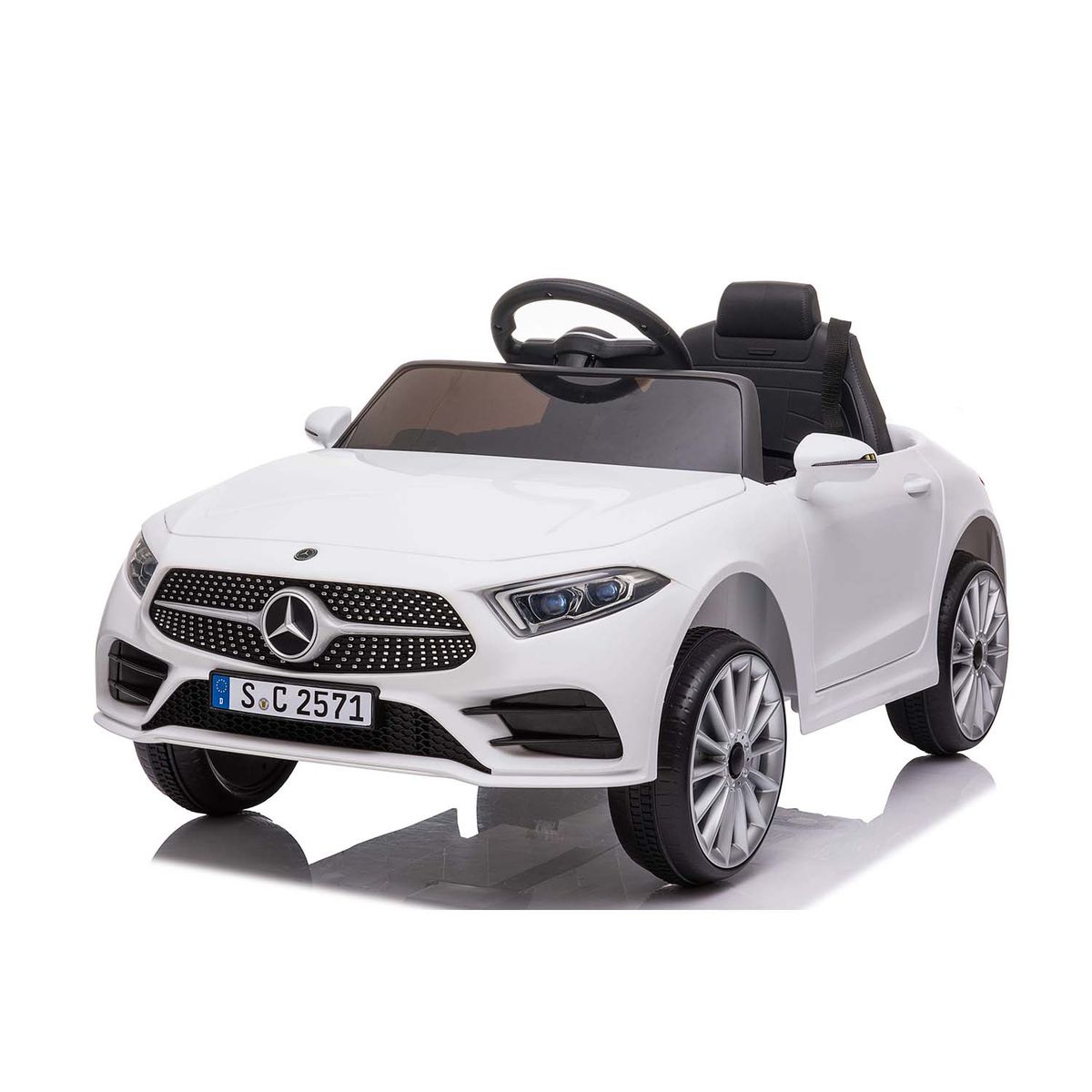 MERCEDES - Carro a Batería Blanco 12V Mercedes