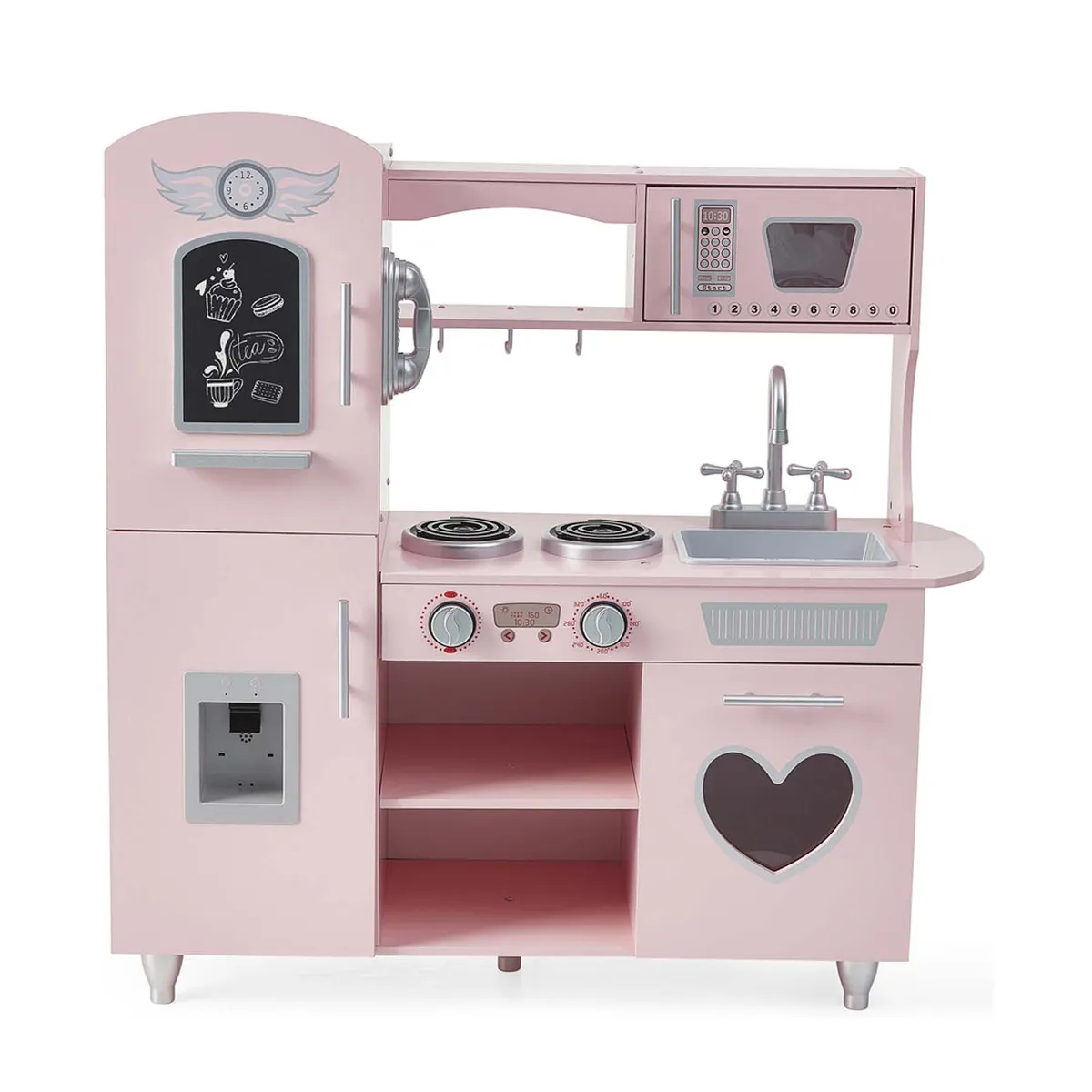 SCOOP - Juguete Cocina Niños Madera Refri, Horno y Microondas Scoop