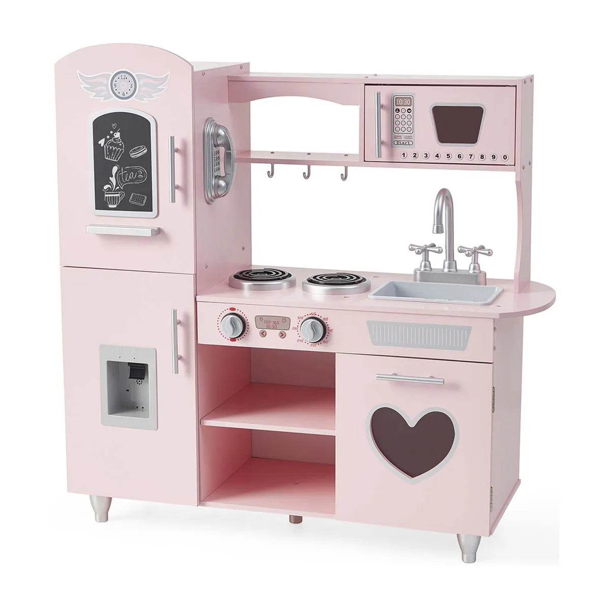 SCOOP - Juguete Cocina Niños Madera Refri, Horno y Microondas Scoop