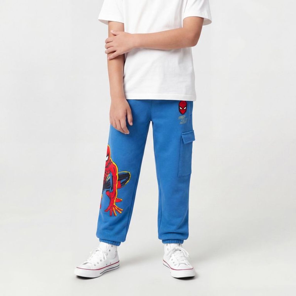 SPIDERMAN - Pantalón Buzo Niño Algodón Spider-Man