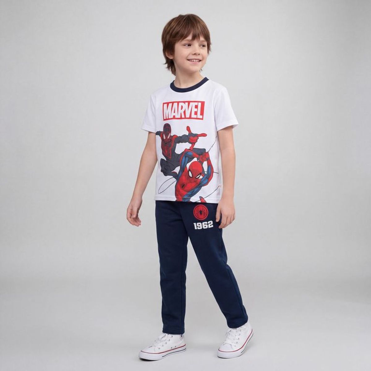 SPIDERMAN - Conjunto Niño 2 Piezas Manga Corta Algodón Spider-Man