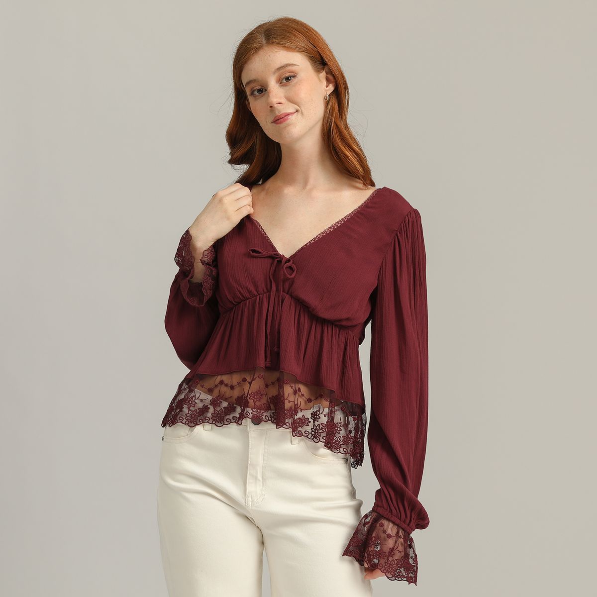 AMERICAN ABBEY - Blusa Mujer American Abbey