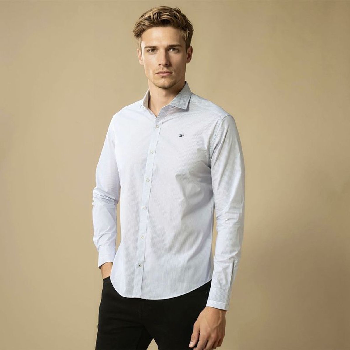 WOLF&HANK - Camisa Sport Hombre Wolf&Hank