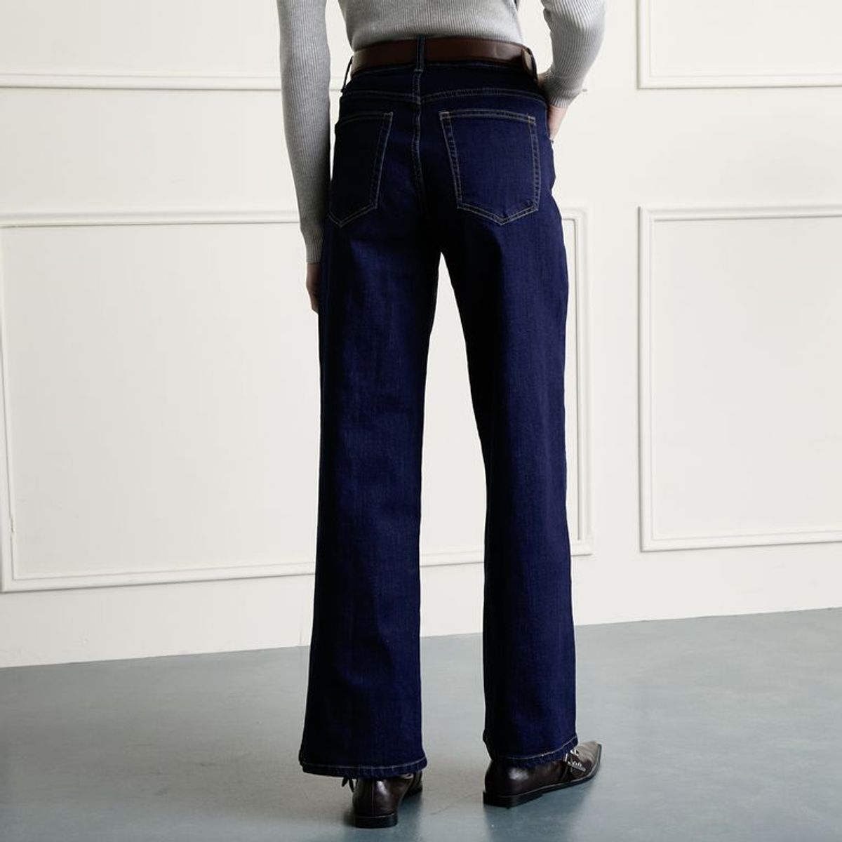 BASEMENT - Jean Wide Leg Tiro Alto Mujer Basement