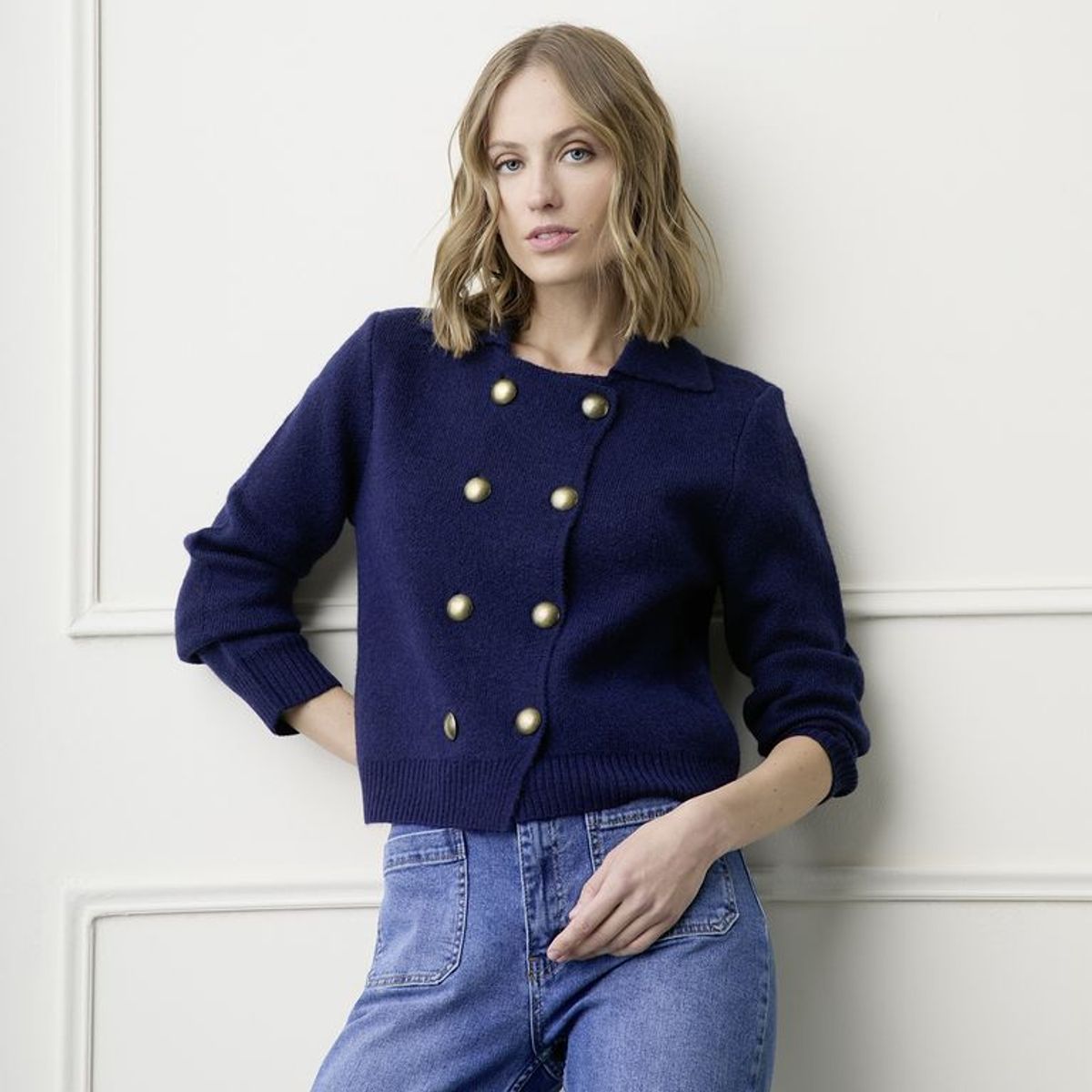 BASEMENT - Cardigan Mujer Basement