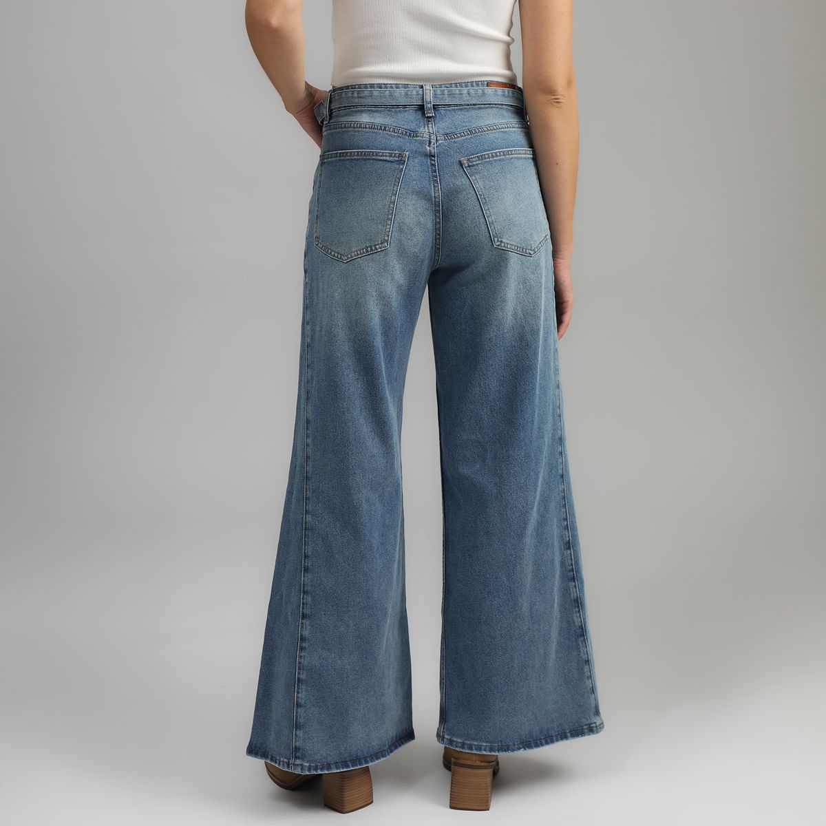 BASEMENT - Jean Wide Leg Mujer Basement