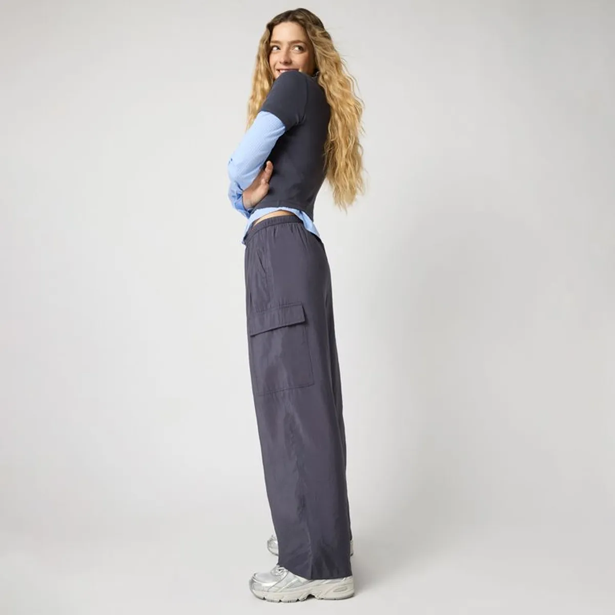 SYBILLA - Pantalón Straight Tiro Medio Mujer Sybilla
