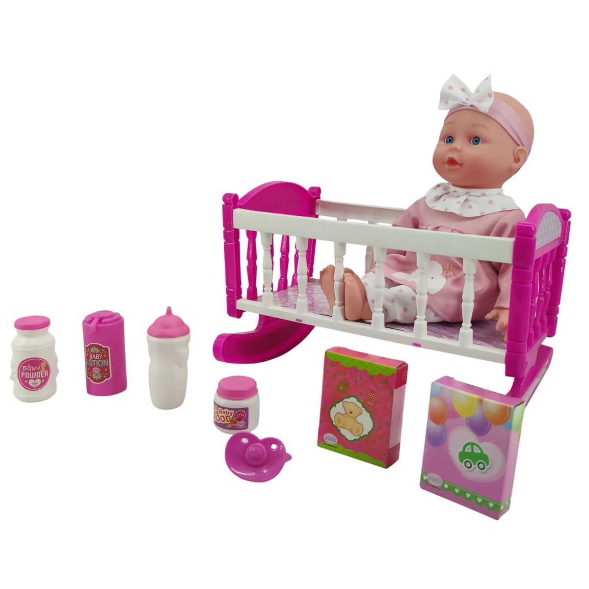 UNEEDA - Set Muñeca Con Cuna Uneeda