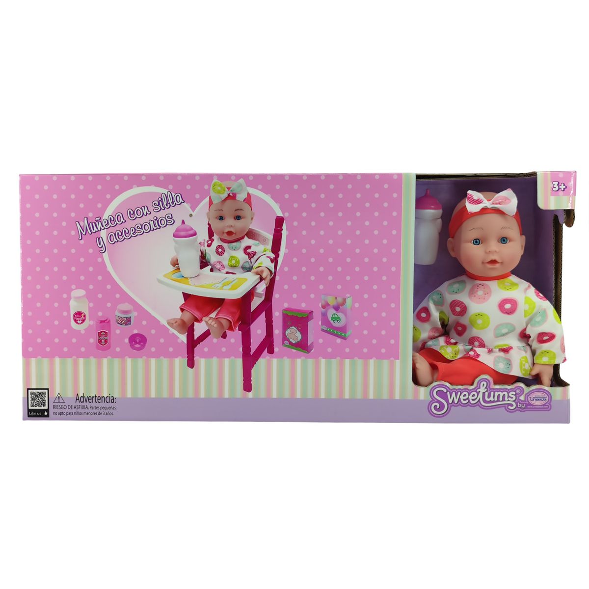 UNEEDA - Set Muñeca Con Silla Uneeda