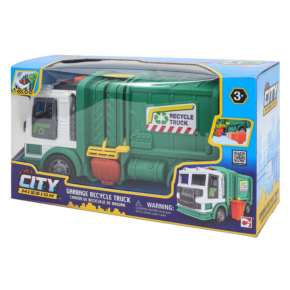 CITY MISSION - Juguete Camión De Reciclaje
