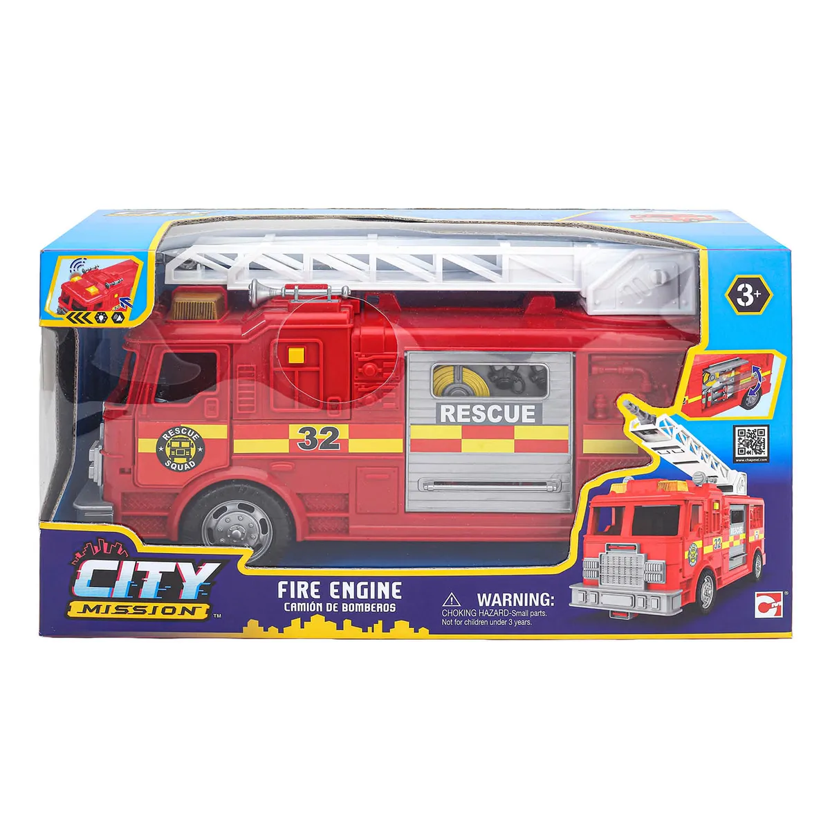 CITY MISSION - Juguete Camión de Bomberos