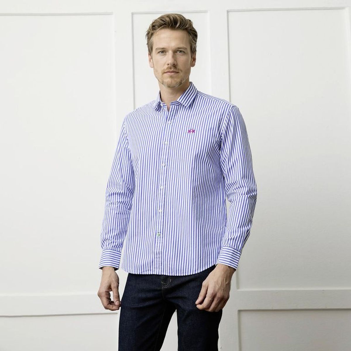 LA MARTINA - Camisa 100%Algodón Hombre La Martina