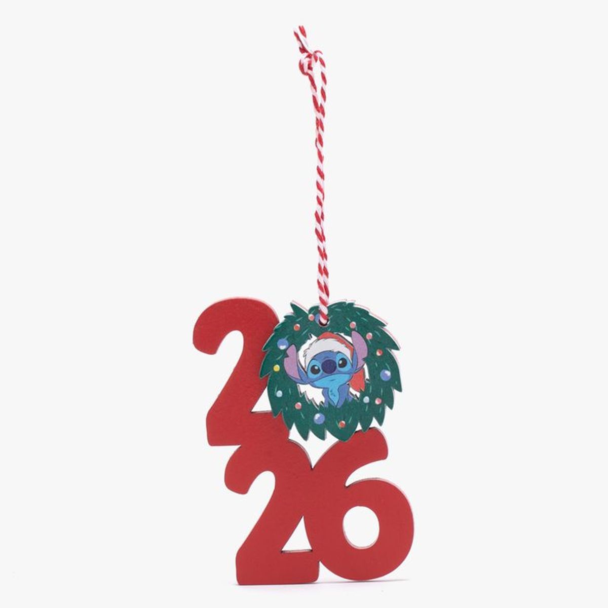 DISNEY - Adorno Colgante de Stich para Árbol Navideño 10cm
