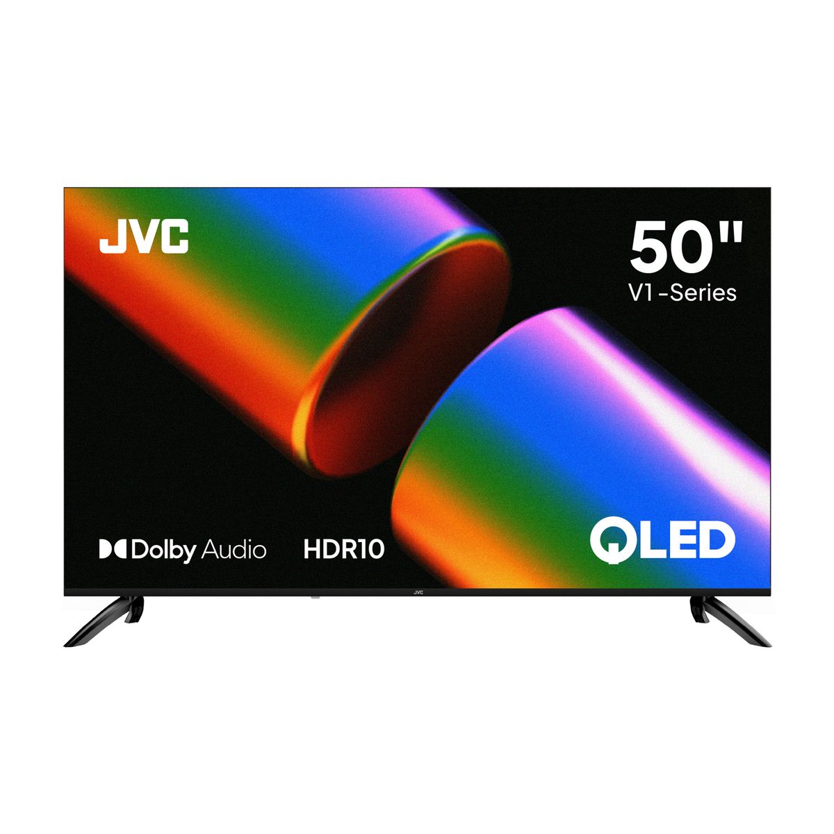 JVC - Televisor JVC 50" QLED FHD Google Tv LT-50KM4584 Smart Tv