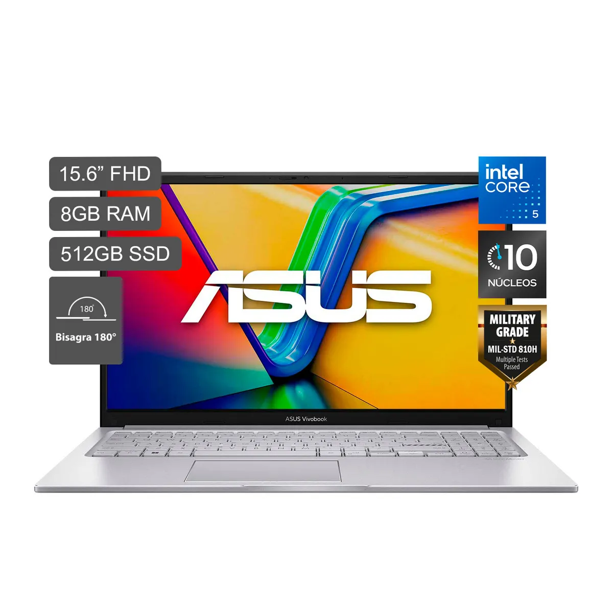 ASUS - ASUS Vivobook 15 Intel Core 5 120U 8GB 512SSD 15.6" FHD