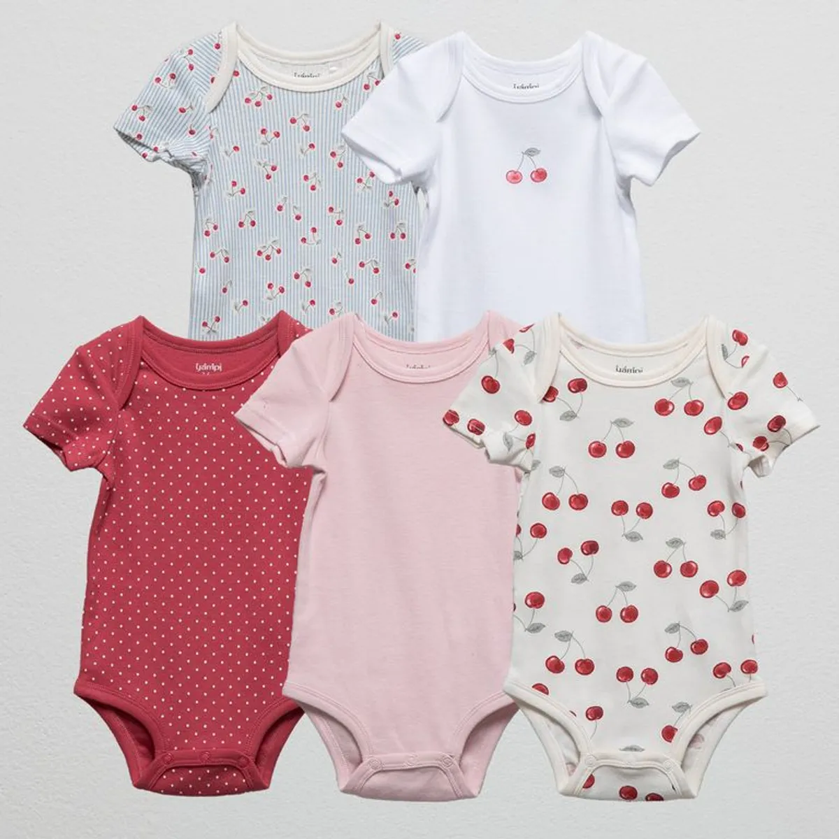Body Bebé Niña Pack X5 Manga Corta Algodón Yamp YAMP | Falabella Perú