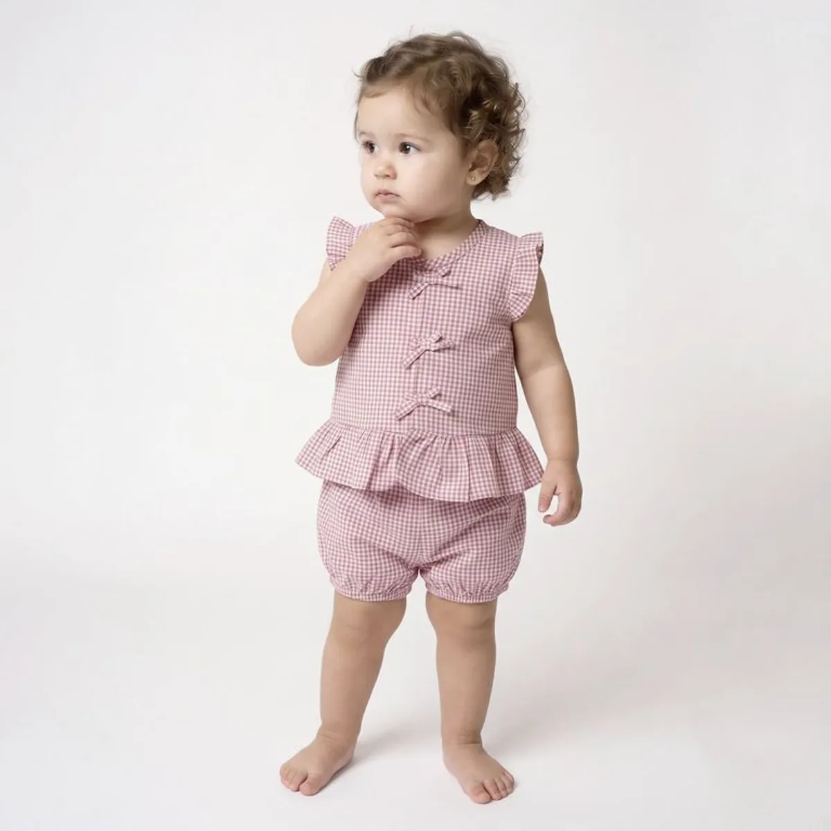 Conjunto Bebé Niña Manga Corta Algodón Yamp YAMP | Falabella Perú