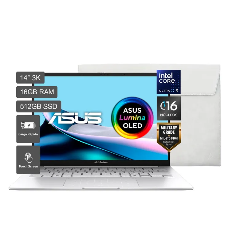 ASUS Zenbook 14 Intel Core Ultra 9 285H 16GB 512SSD 14" 3K OLED