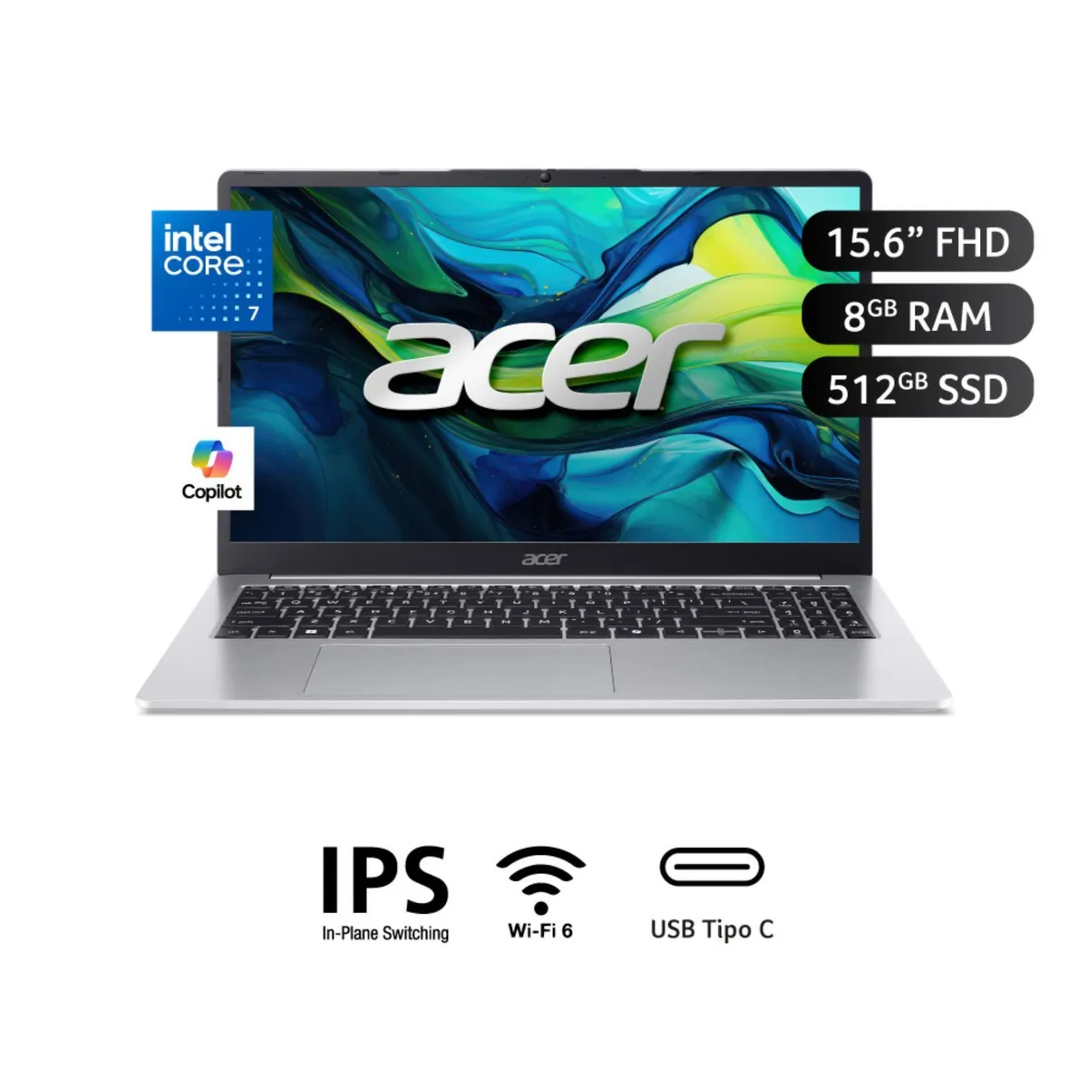 ACER - NB C7 - 350 8GB 512 15.6