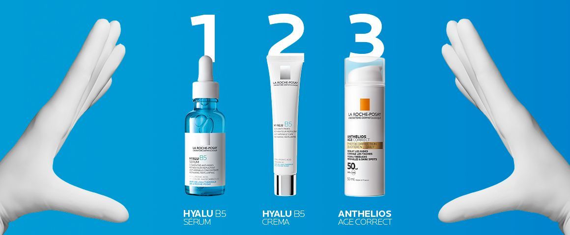 Rutina antiedad con Hyalu B5 Serum