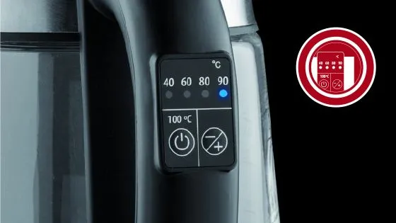 Hervidor con función keep warm