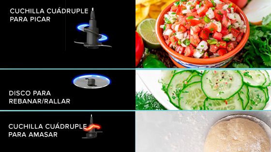 Prepara diferentes recetas