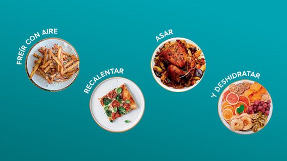 4 funciones para cocinar
