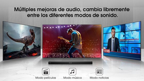 Múltiples modos de audio