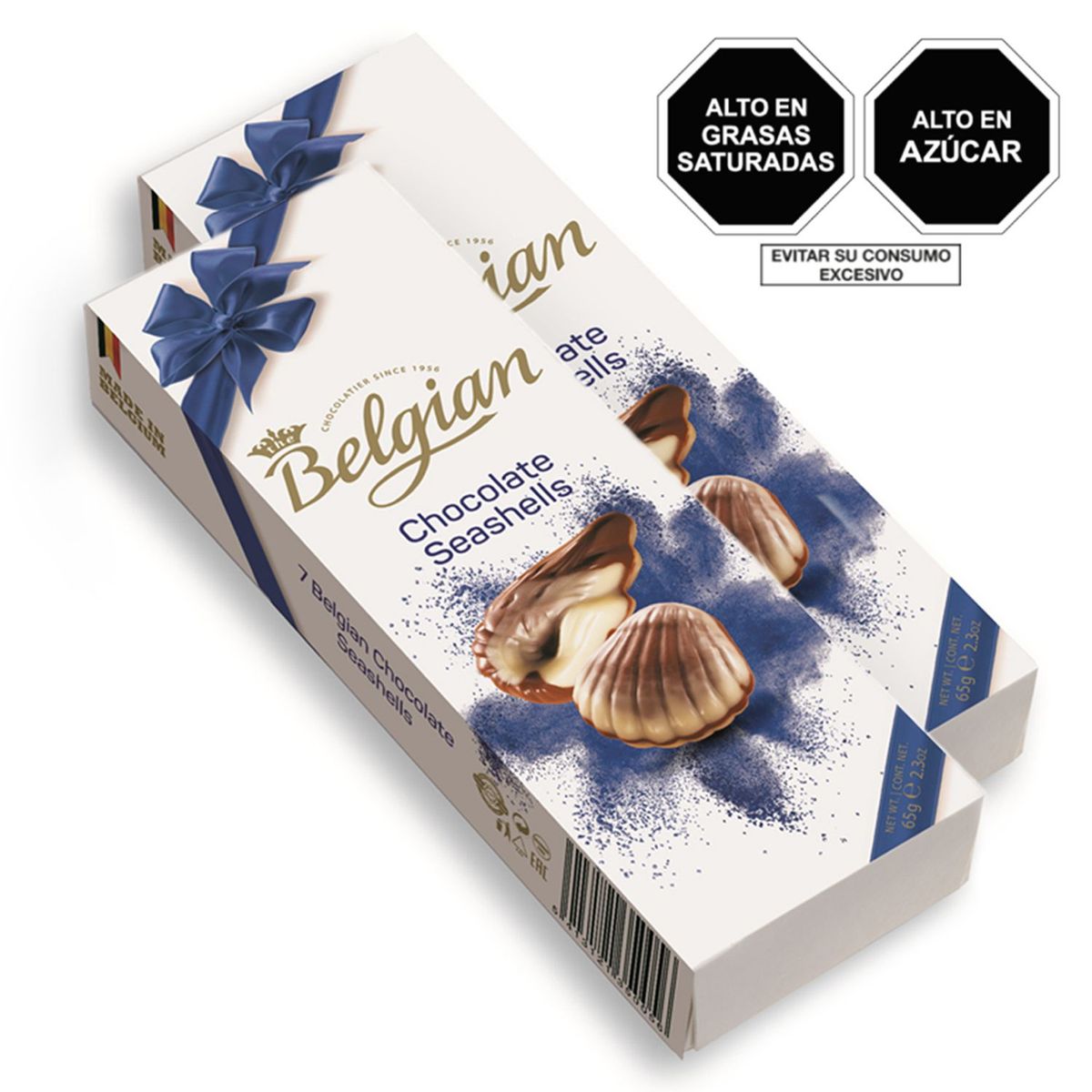 BELGIAN - Pack x2 Belgian Chocolate Seashells
